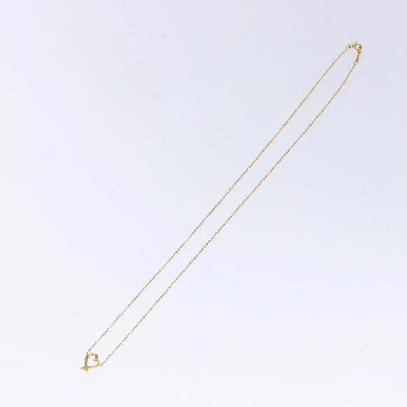TIFFANY&Co. Loving heart Necklace 18K gold 750 Gold Auth 128893M - Picture 2 of 14